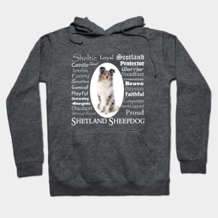 Blue Merle Sheltie Traits Hoodie